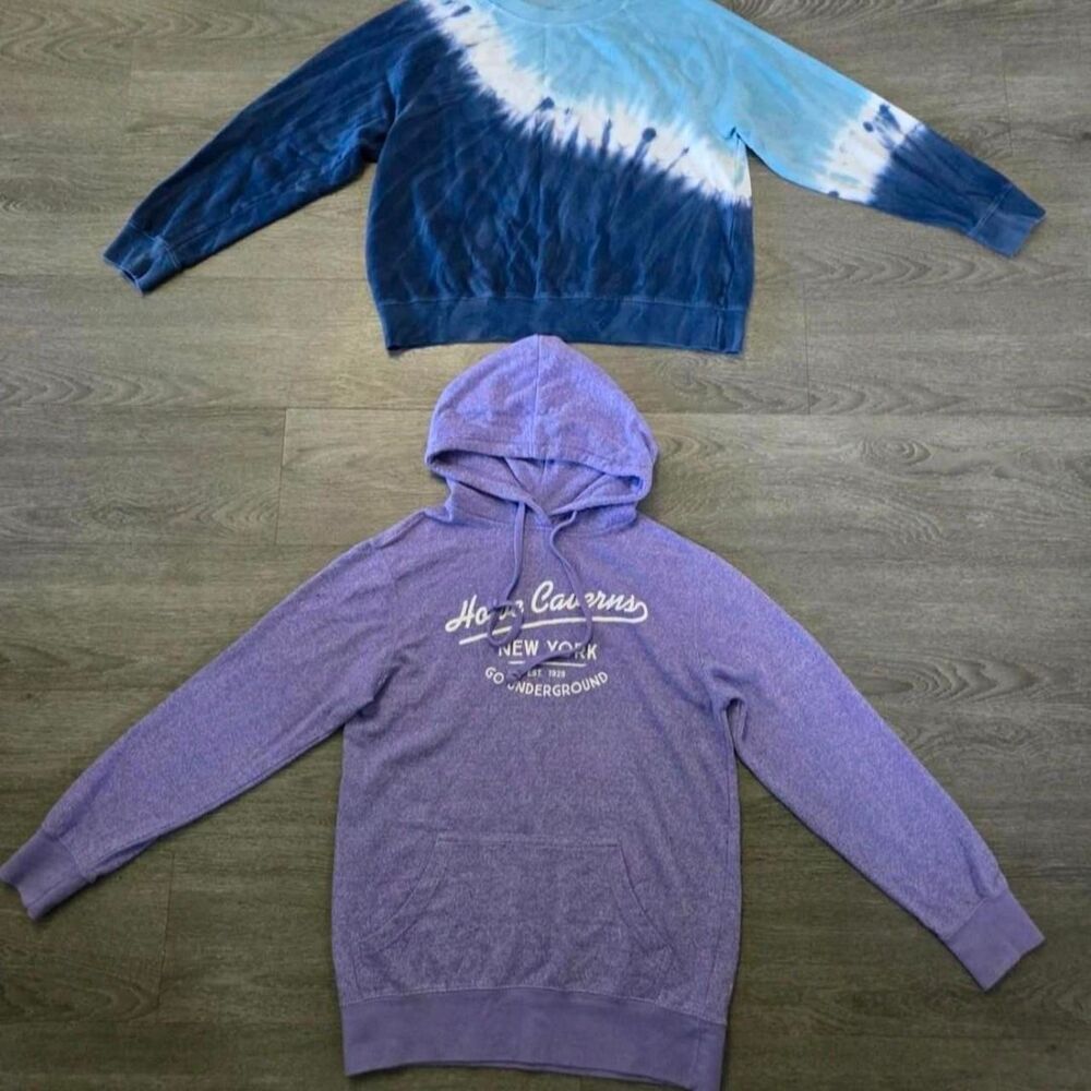 Old-navy Men's Purple and Blue Sweatshirt